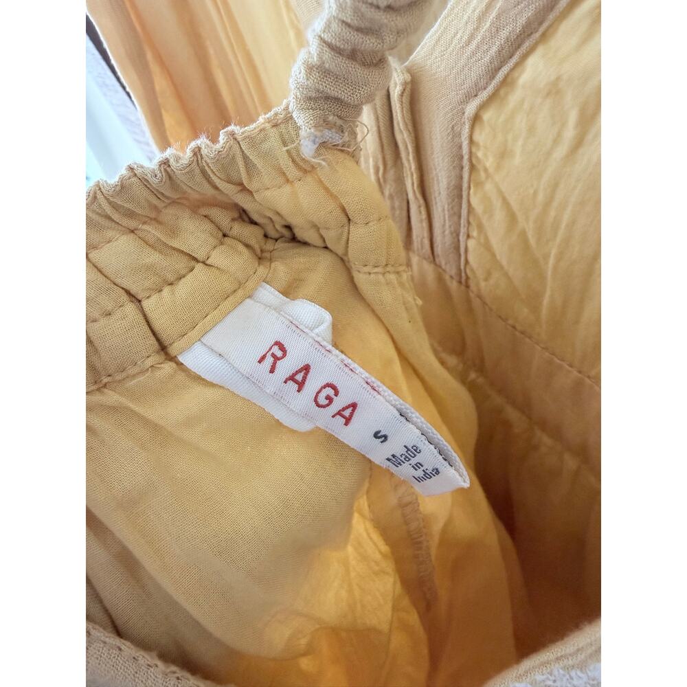 Raga Midi Gorgeous Yellow Dress Size Small - Picture 4 of 5